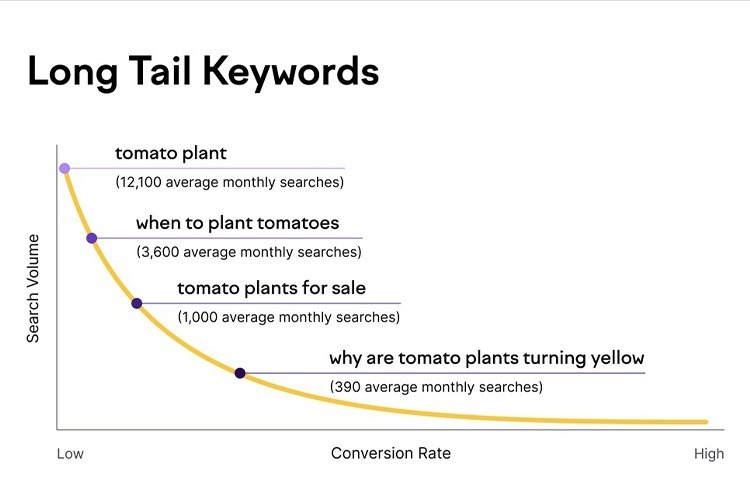 Long-tail keywords