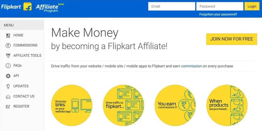 Flipkart affiliate program