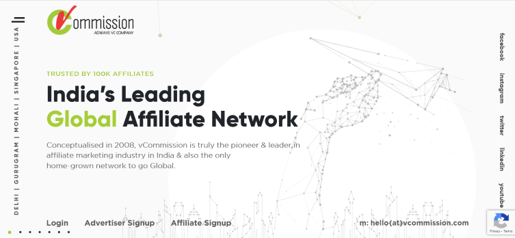 Vcommission affiliate network