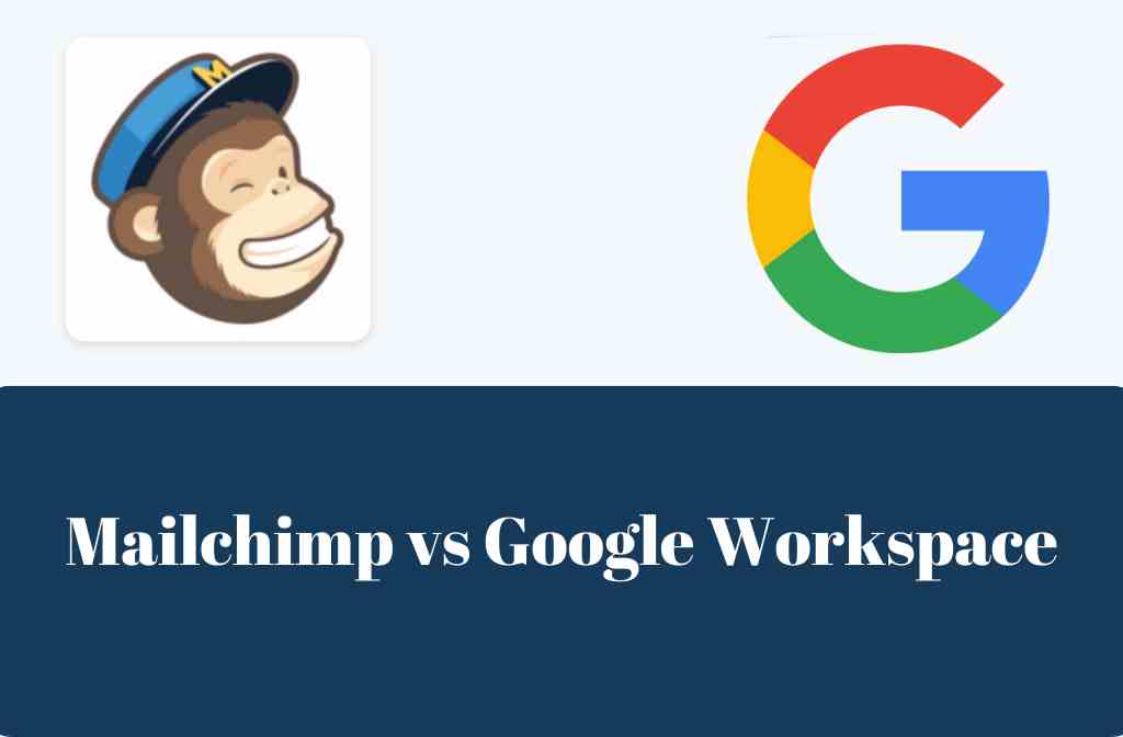 Mailchimp vs google workspace compressed